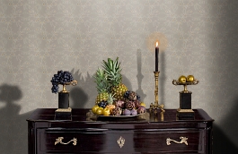 Обои Blossom Wallpaper Linen 8 фото в интерьере гостиной превью