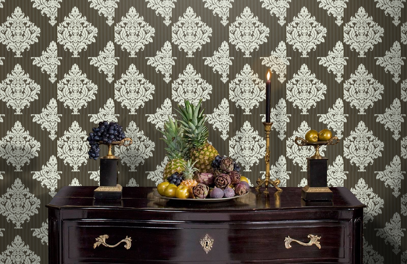 Обои CCE130095 фото в интерьере гостиной