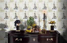 Обои DLR47501 фото в интерьере гостиной превью