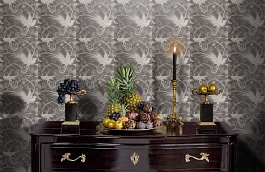 Обои Mink 650 фото в интерьере гостиной превью