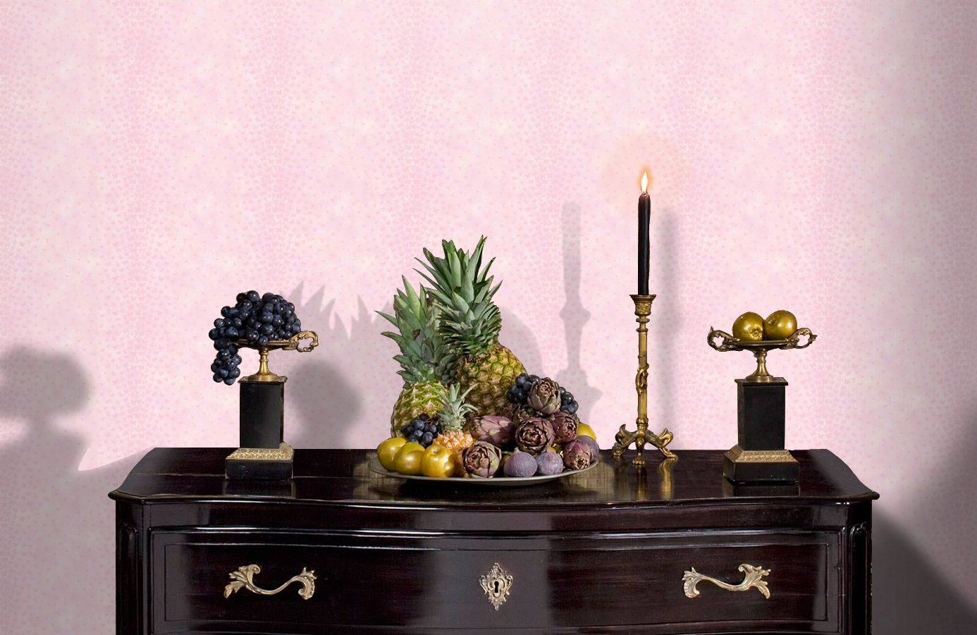 Обои TOT47252 фото в интерьере гостиной