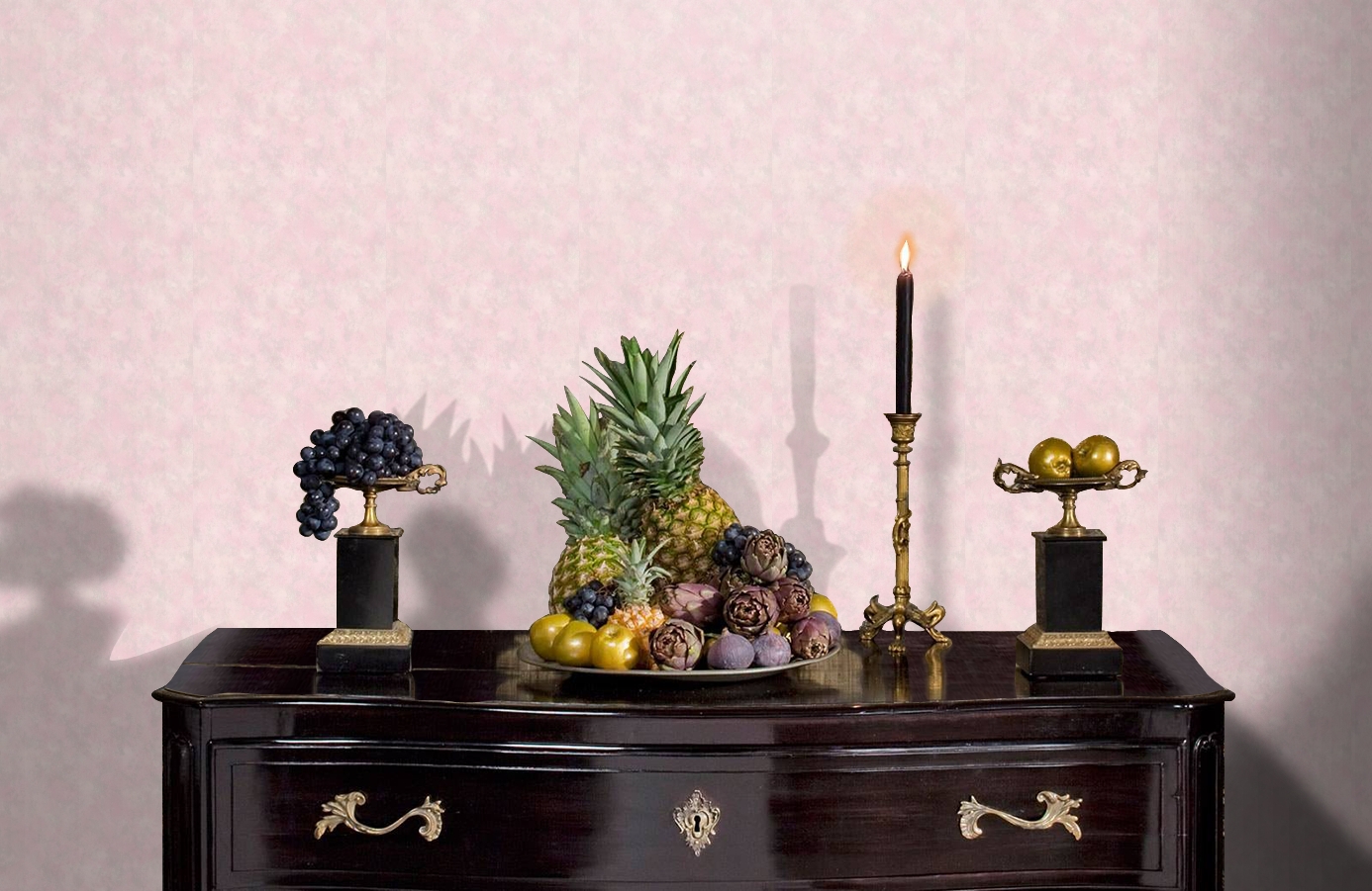 Обои TOT47355 фото в интерьере гостиной