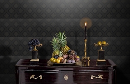 Обои W0001-04 фото в интерьере гостиной превью