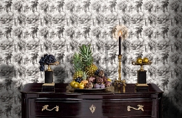 Обои W0037-07 фото в интерьере гостиной превью