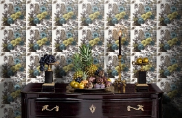 Обои W0041-01 фото в интерьере гостиной превью