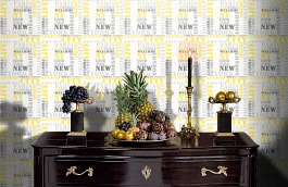 Обои WU17619 фото в интерьере гостиной превью