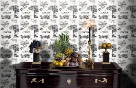 Обои WU17623 фото в интерьере гостиной превью