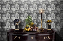 Обои WU17628 фото в интерьере гостиной превью