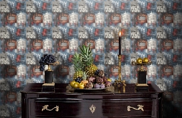 Обои WU17629 фото в интерьере гостиной превью