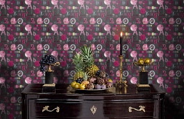 Обои WU17644 фото в интерьере гостиной превью