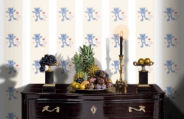 Обои YH-17963 фото в интерьере гостиной превью