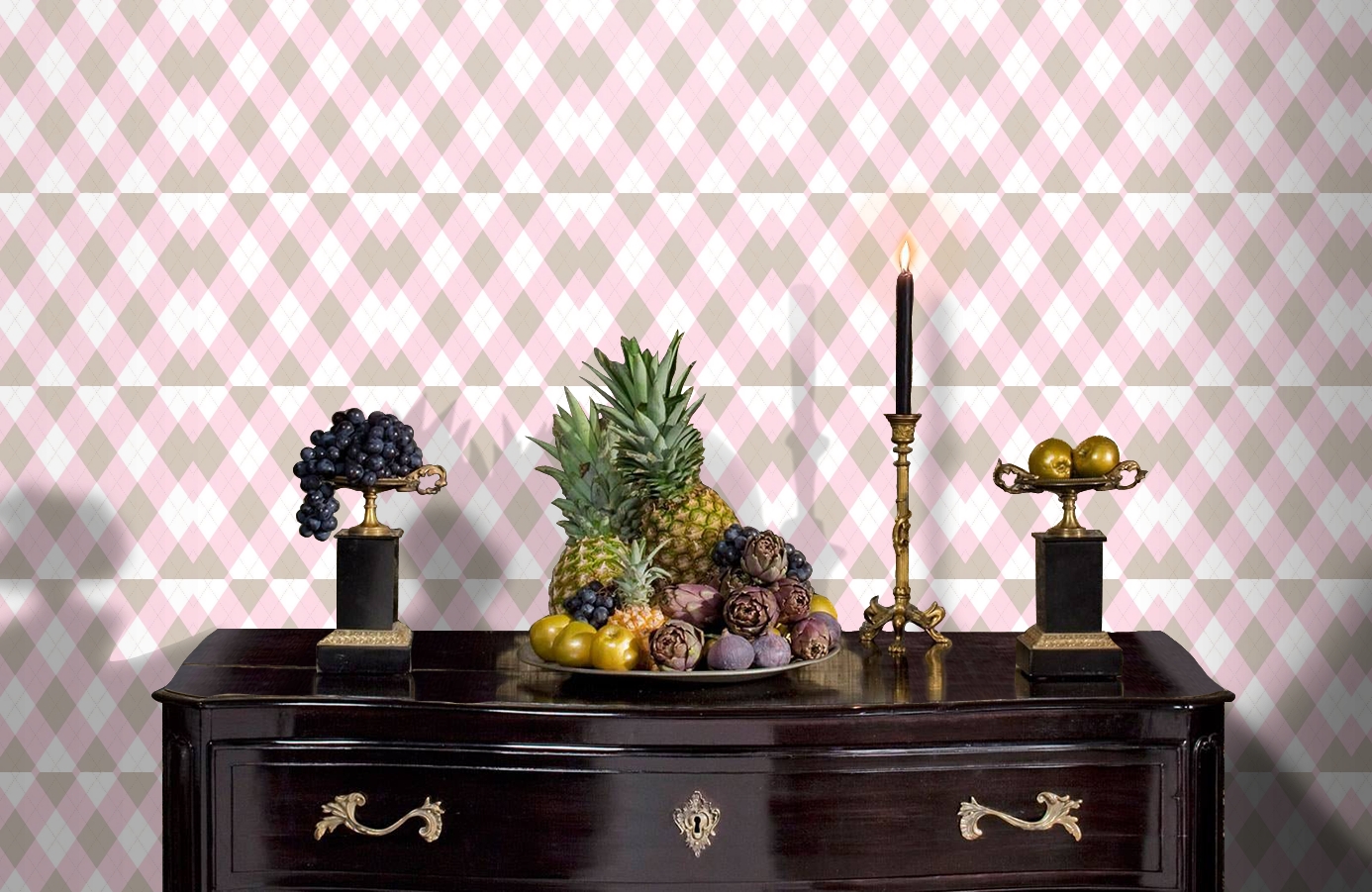 Обои 115605 фото в интерьере гостиной