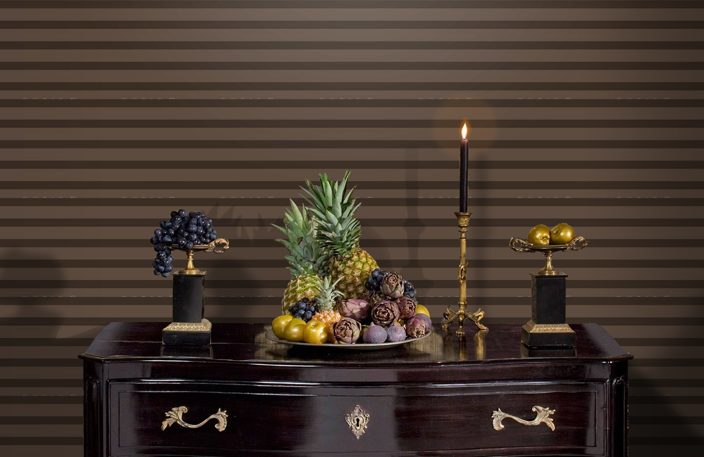 Обои 115614 фото в интерьере гостиной