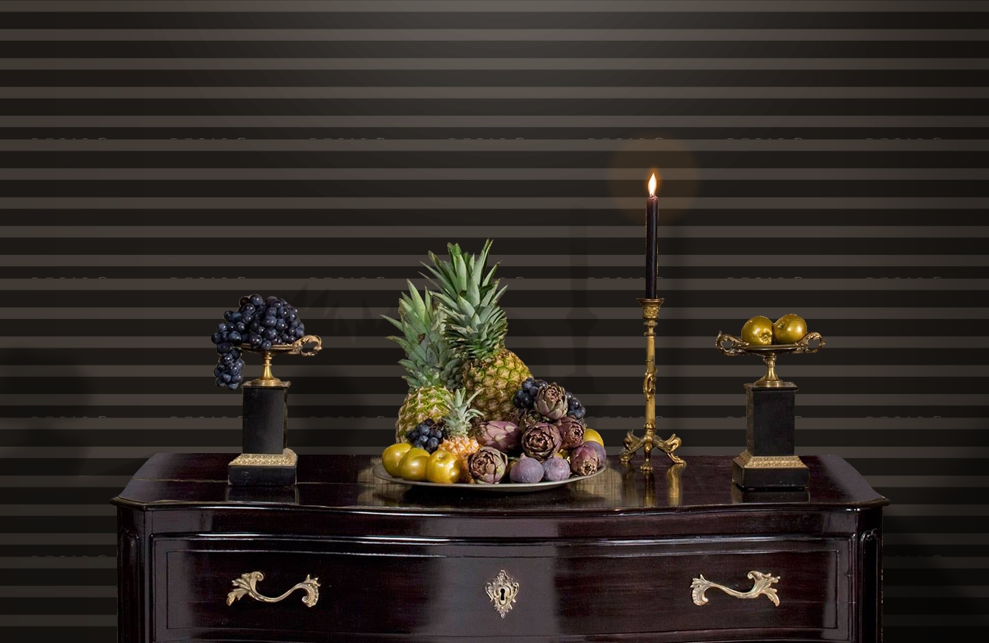 Обои 115615 фото в интерьере гостиной