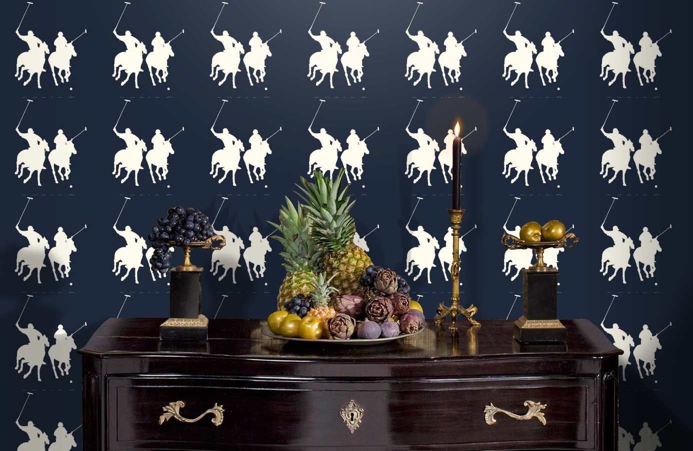 Обои 115628 фото в интерьере гостиной