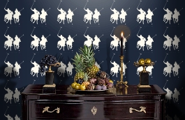 Обои 115628 фото в интерьере гостиной превью