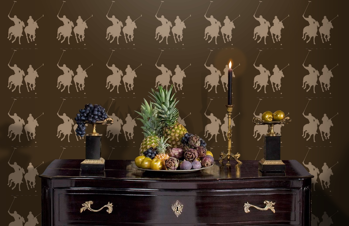 Обои 115630 фото в интерьере гостиной