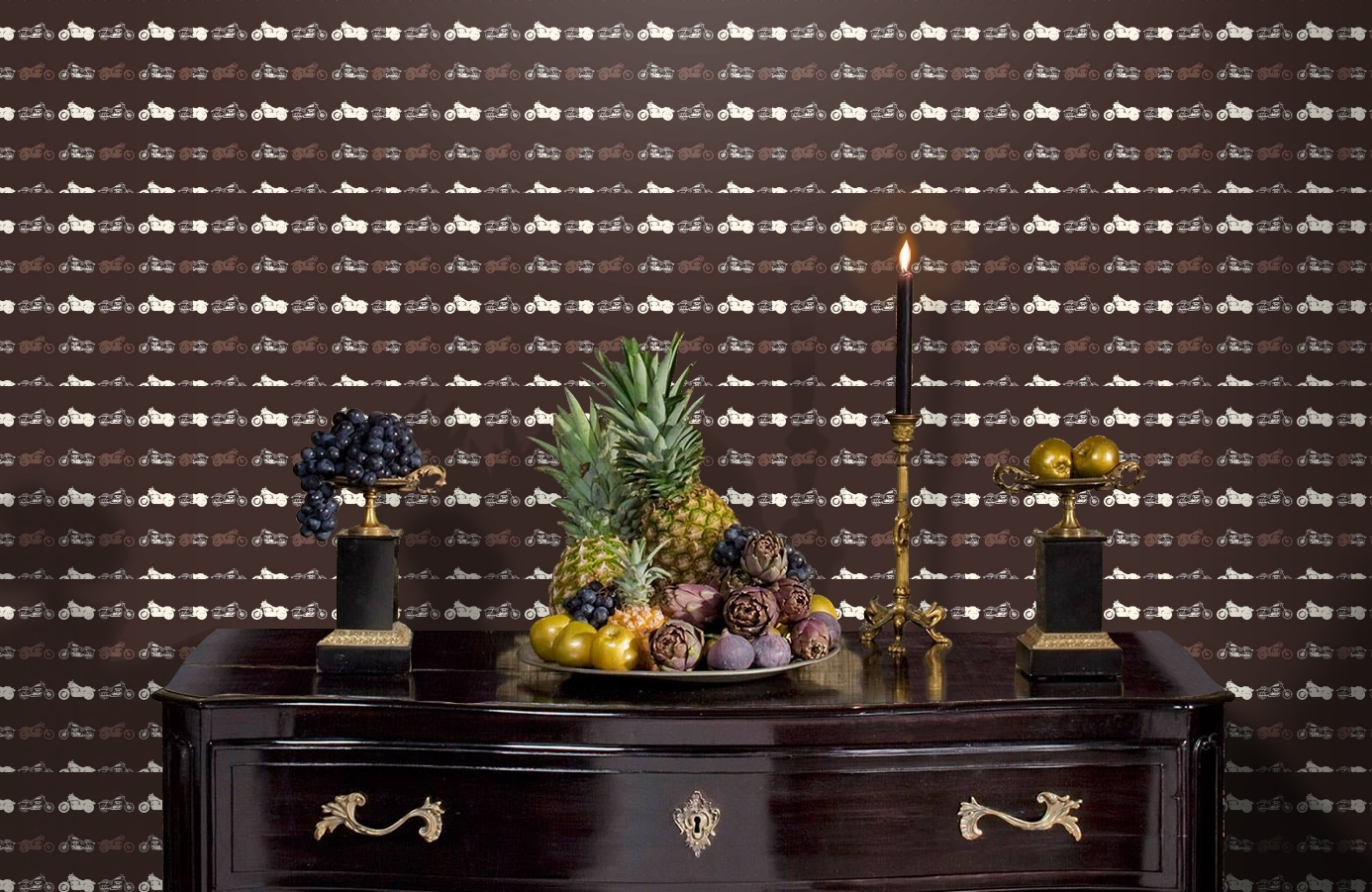 Обои 115645 фото в интерьере гостиной