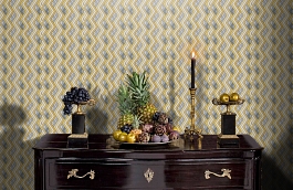 Обои 12059 фото в интерьере гостиной превью