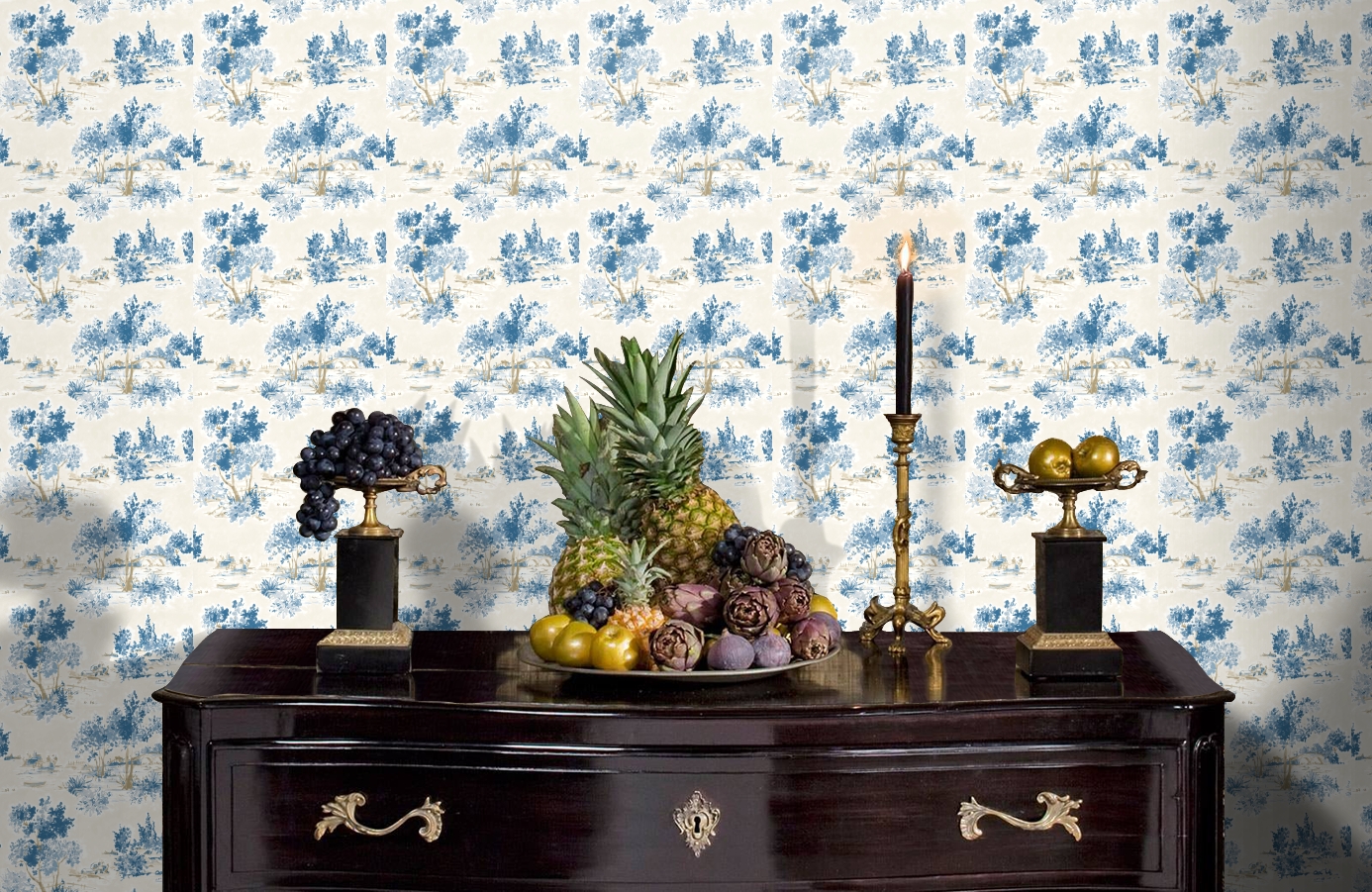 Обои 2665-22052 фото в интерьере гостиной