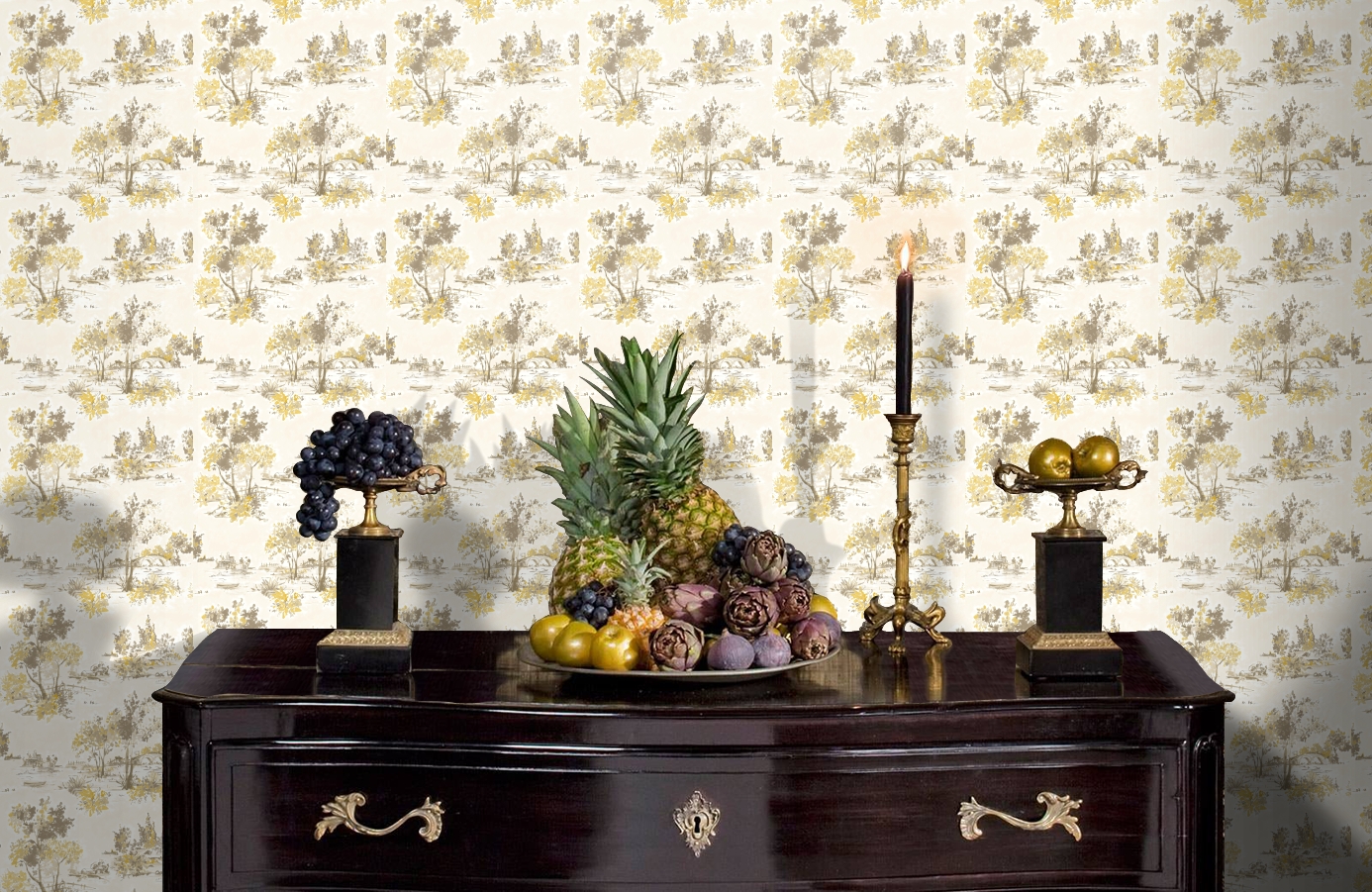 Обои 2665-22055 фото в интерьере гостиной