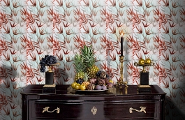 Обои TRO103 фото в интерьере гостиной превью