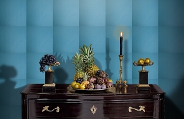 Обои TRO115 фото в интерьере гостиной превью