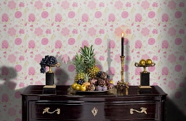 Обои 110001 фото в интерьере гостиной превью