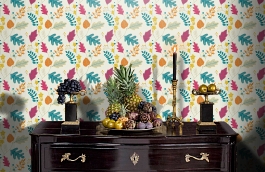 Обои 110297 фото в интерьере гостиной превью