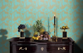 Обои 111049 фото в интерьере гостиной превью