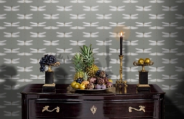 Обои 111242 фото в интерьере гостиной превью