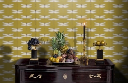 Обои 111244 фото в интерьере гостиной превью