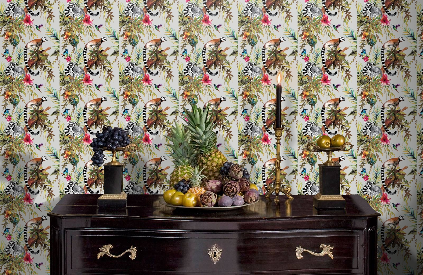 Обои 12401 фото в интерьере гостиной