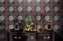 Обои 30479 фото в интерьере гостиной превью