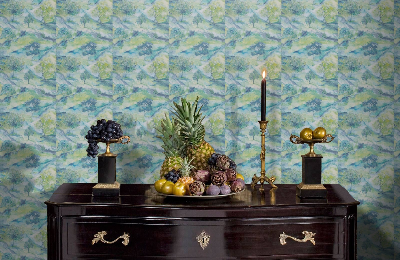 Обои 35731 фото в интерьере гостиной