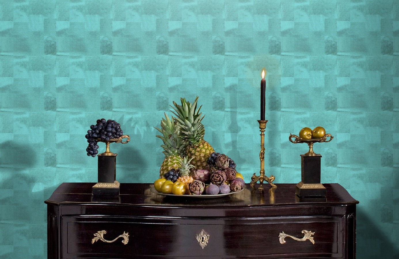 Обои 35801 фото в интерьере гостиной