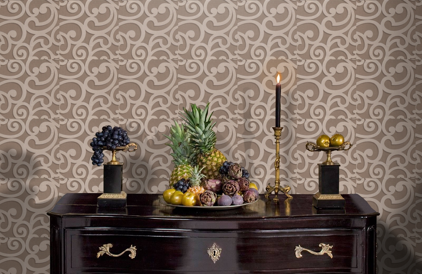 Обои 5113 фото в интерьере гостиной