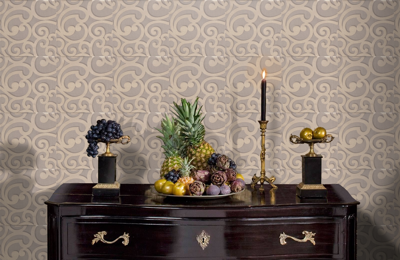 Обои 5114 фото в интерьере гостиной