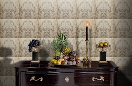 Обои 521-3 фото в интерьере гостиной превью