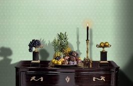 Обои 60585 фото в интерьере гостиной превью