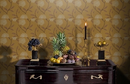 Обои 75001 фото в интерьере гостиной превью