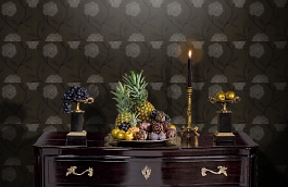 Обои 75002 фото в интерьере гостиной превью