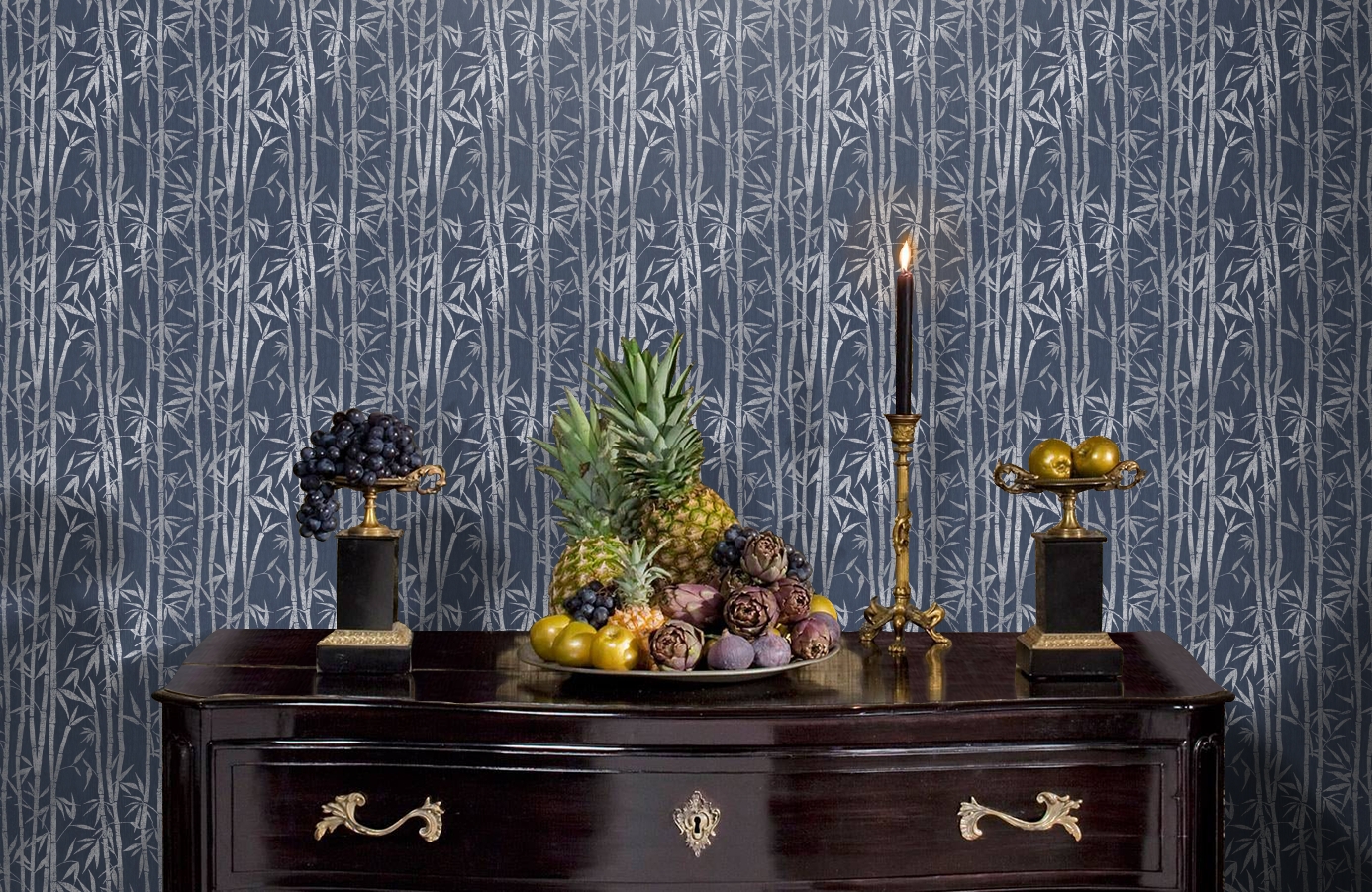 Обои 90281 фото в интерьере гостиной