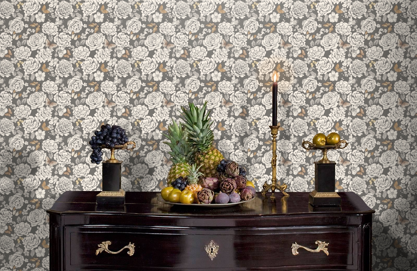 Обои 98831 фото в интерьере гостиной