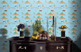 Обои 51002 фото в интерьере гостиной превью