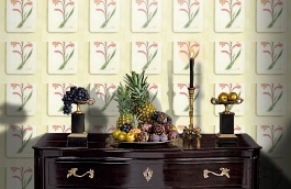 Обои Curtisbotanical-Wpcw18969 фото в интерьере гостиной превью