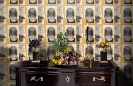 Обои Tradecards-Yellow-Wpcw378 фото в интерьере гостиной превью