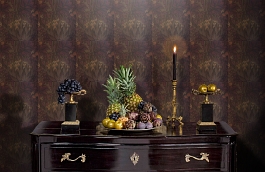 Обои 210355 фото в интерьере гостиной превью