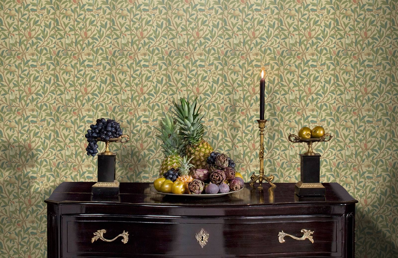 Обои 212539 фото в интерьере гостиной