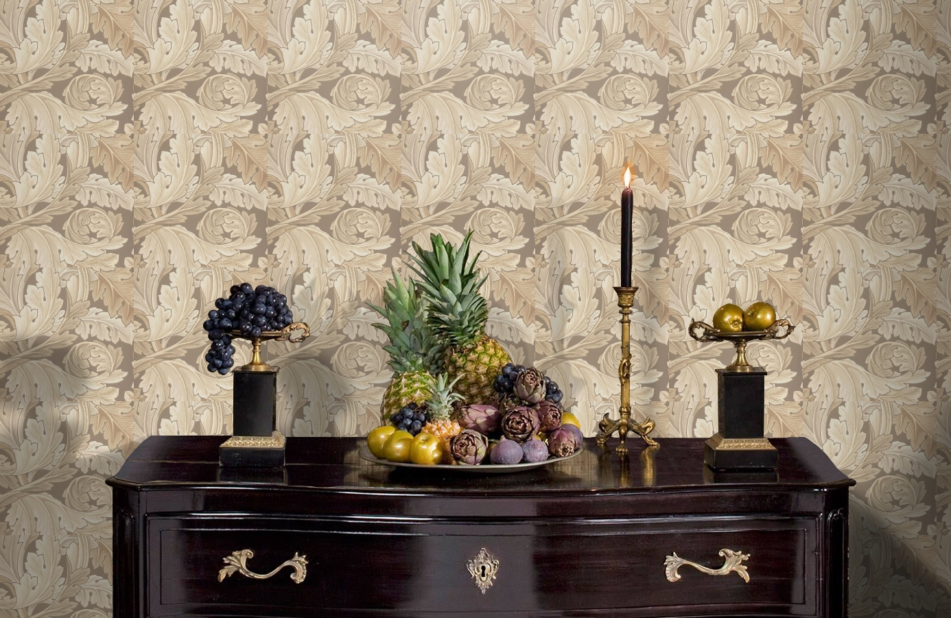 Обои 212552 фото в интерьере гостиной